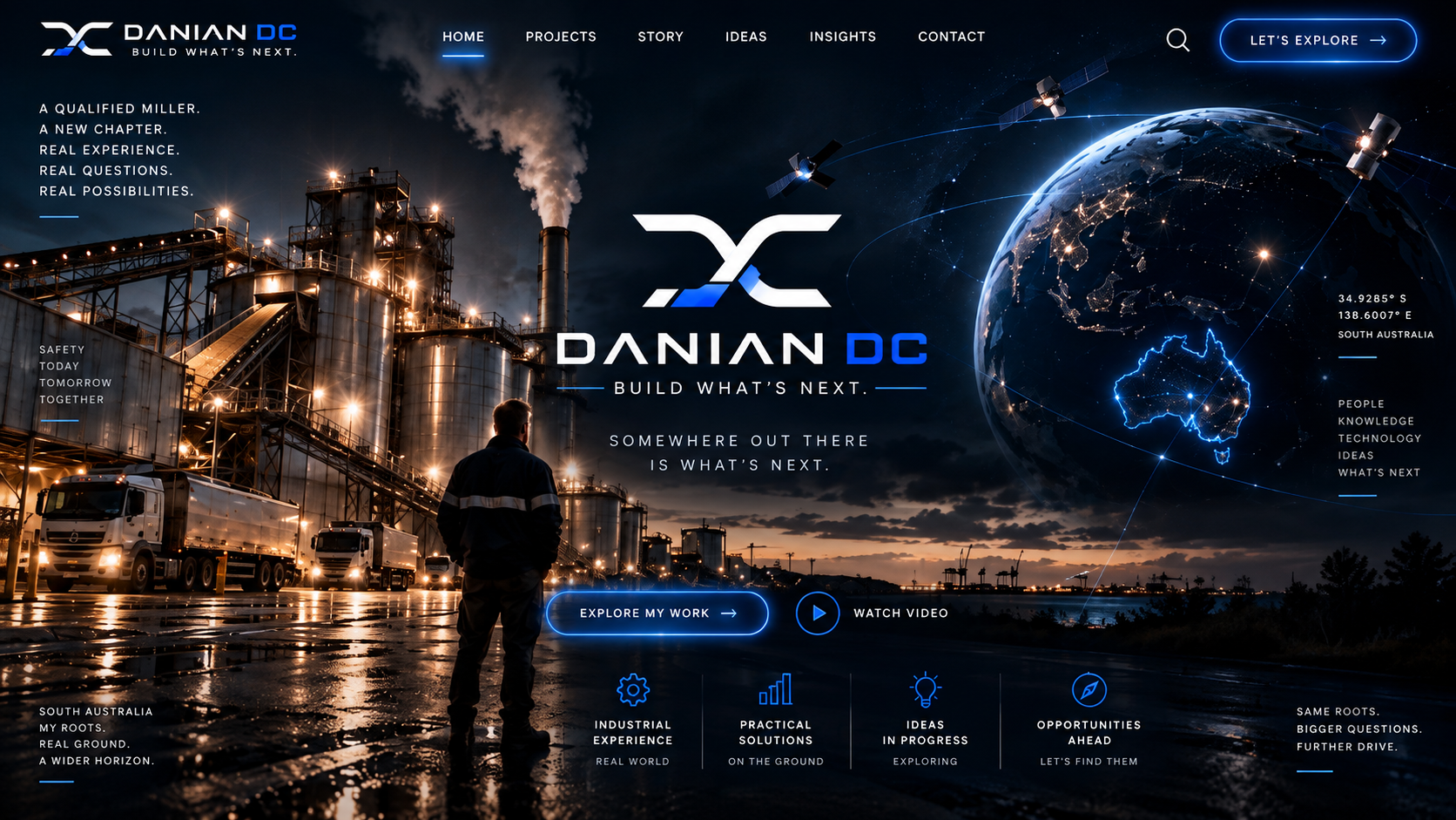 Illustrative DANIAN DC industrial opening artwork